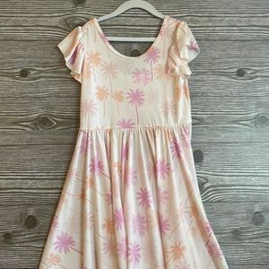Empire style palm tree dress